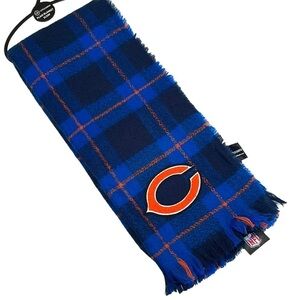 NWT Chicago Bears Fringed Blanket Scarf